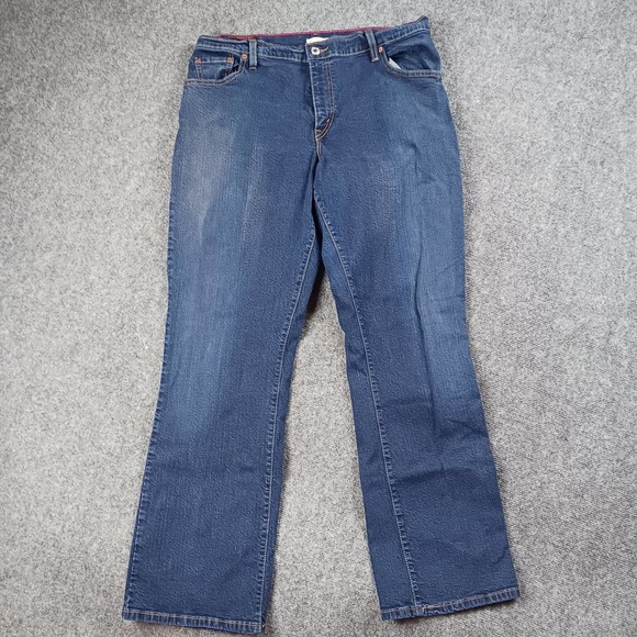 Wrangler Denim - Levi's Relaxed Fit Boot Cut 550 Women's Jeans Medium Wash  5 Pocket Size 16M